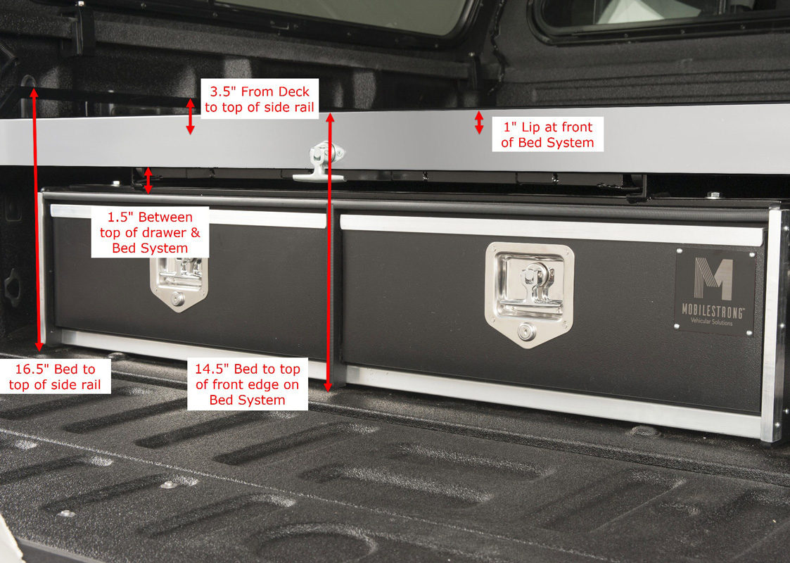 Mid Size Store n Pull System - 6ft Bed