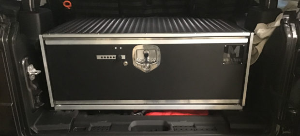 Custom Cargo Storage Box for 2018 Jeep Wrangler 