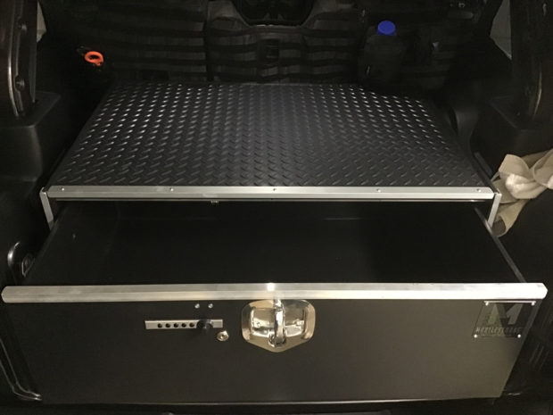 Custom Cargo Storage Box for 2018 Jeep Wrangler 