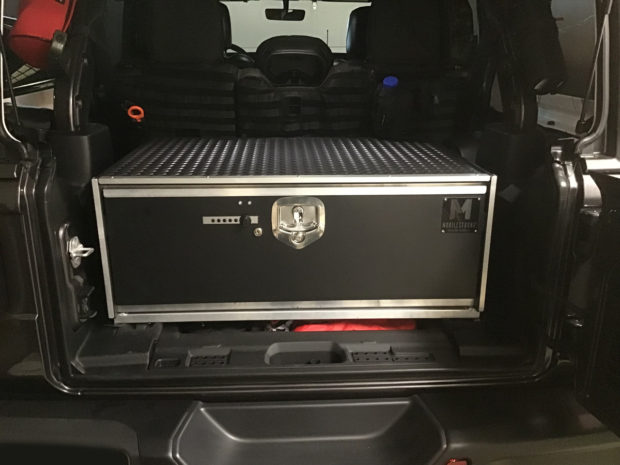 Custom Cargo Storage Box for 2018 Jeep Wrangler 