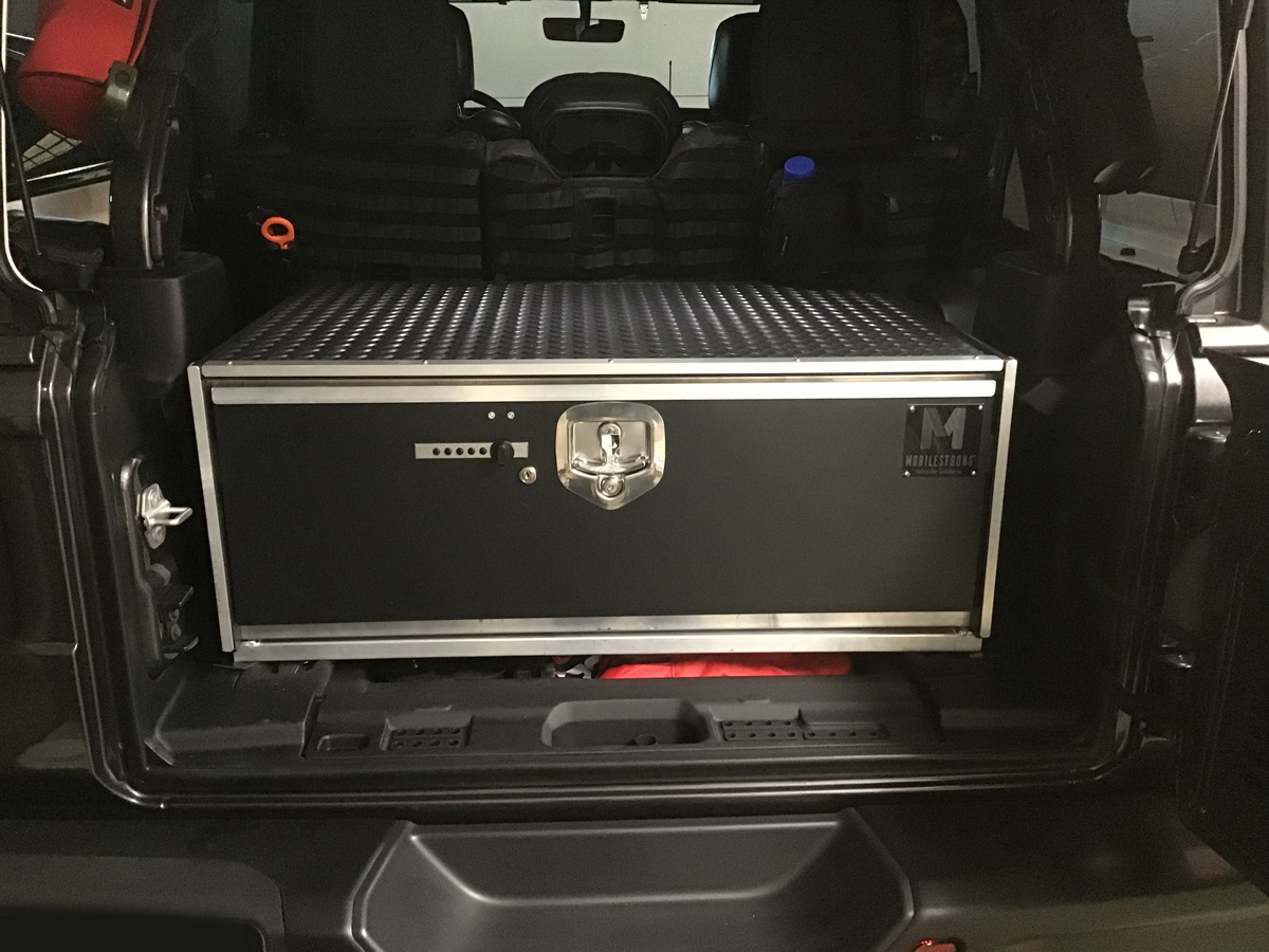Custom Cargo Storage Box for 2018 Jeep Wrangler jl Unlimited